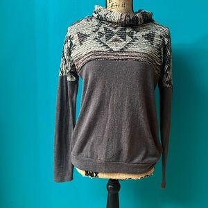 Hooded cowl neck sweatshirt by 12pm by Mon Ami